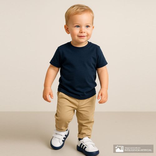 Zapato Adidas Grand Court deportivo casual blanco para niño bebé