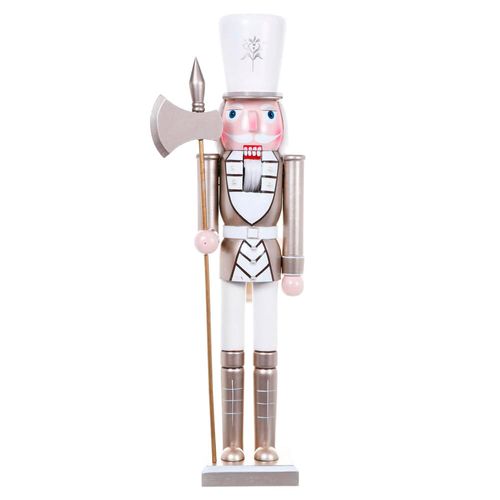 Cascanueces navideño champagne 61 cm