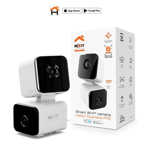 Cámara inteligente Wi-Fi  de doble lente PTZ