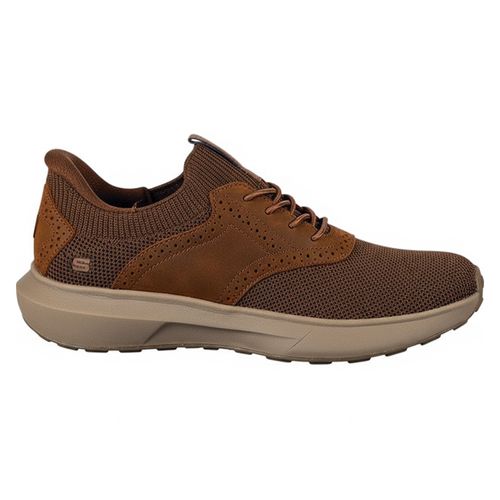 Zapato deportivo casual Skechers café para hombre