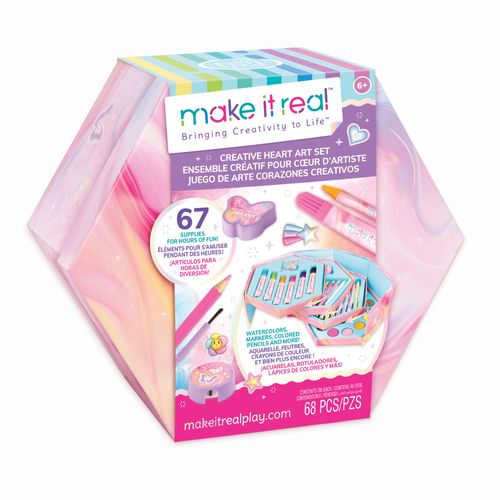 Make it real Set de arte de corazón creativo 68 piezas