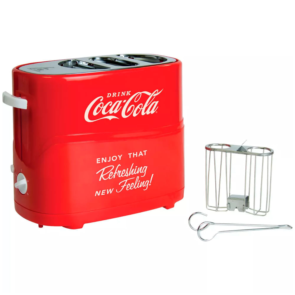 Nostalgia Electrics Tostadora de hot dogs Coca-Cola CKHDT2CR
