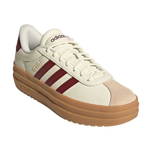 Zapato Adidas VL Court Bold casual color beige para mujer