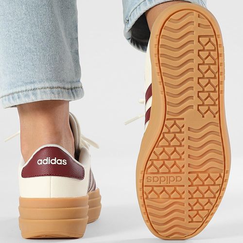 Zapato Adidas VL Court Bold casual color beige para mujer