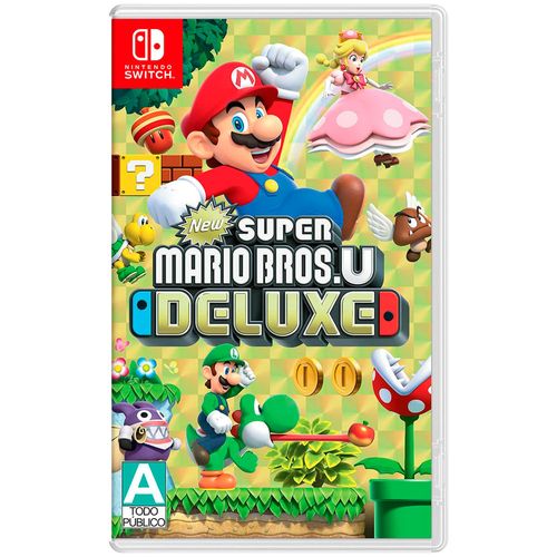 Juego Super Mario Bros U Deluxe para Nintendo Switch