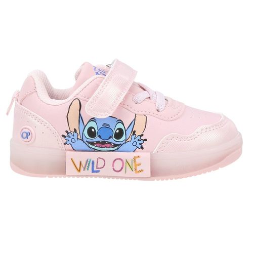 Zapato casual Disney Ocean Pacific de Stich rosado para bebé niña