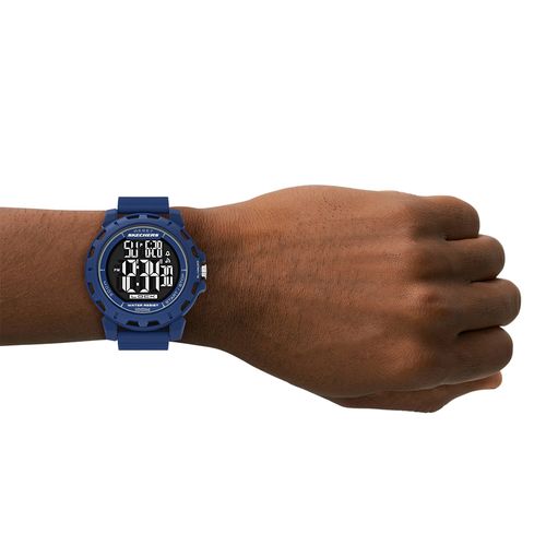 Reloj Skechers digital de silicona en color azul para hombre