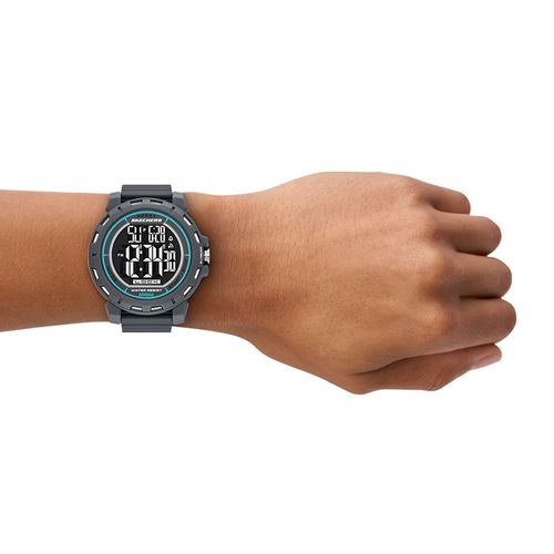 Reloj Skechers digital de silicona en color gris para hombre