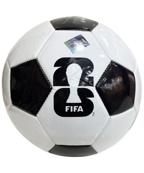 Balón de la Copa Mundial 2026 clásico blanco y negro #5