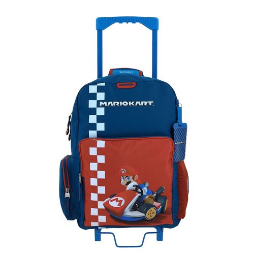 Mochila grande con ruedas Mario Bros plus