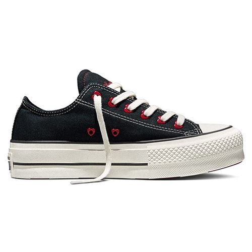 Zapato casual Converse Chuck Taylor color negro para mujer