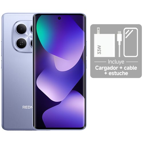 Celular REDMI Note 15 8GB RAM 256GB ROM 6.77" (17.20 cm) MediaTek Helio G100-Ultra Cámara Posterior 108MP