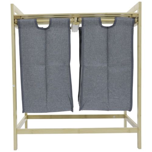 Estante organizador doble para almacenamiento de ropa 65x34x73 cm