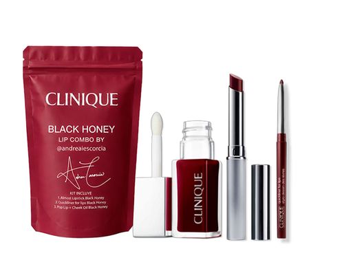 Clinique Black Honey Lip Combo by @andreaiscorcia.
