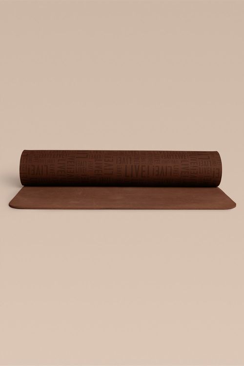Mat de Yoga LIVE Café Antideslizante para Entrenamiento