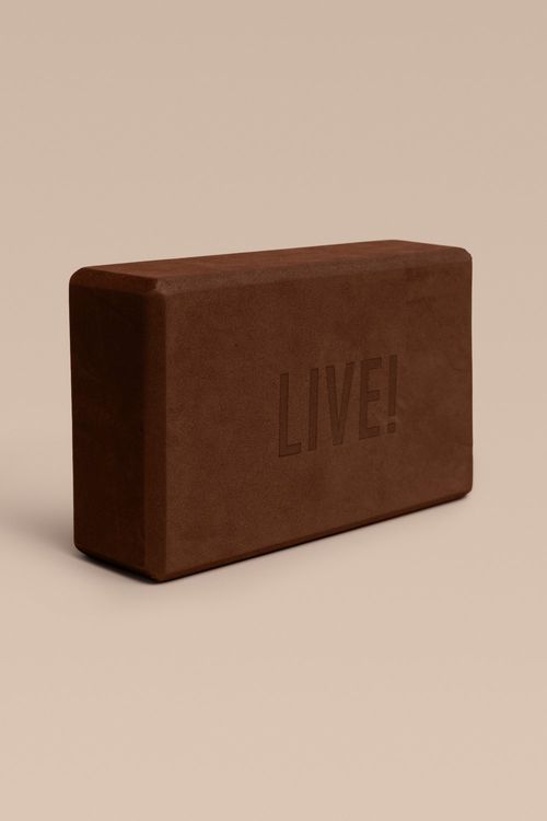 Bloque para Yoga LIVE Café de Alta Densidad