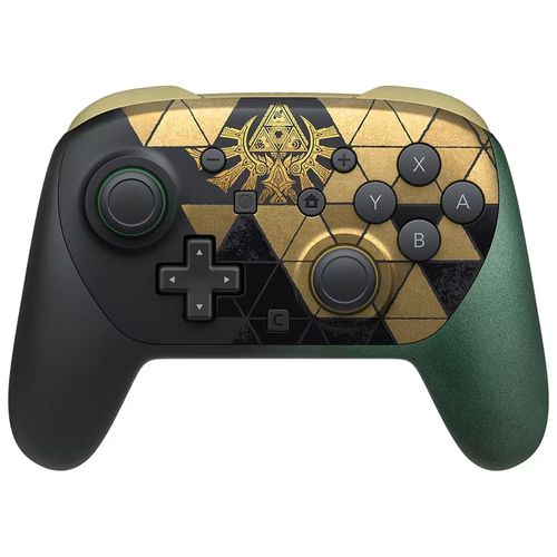 Control Nintendo Switch 2 Pro Zelda 40 Aniversario con soporte de exhibición