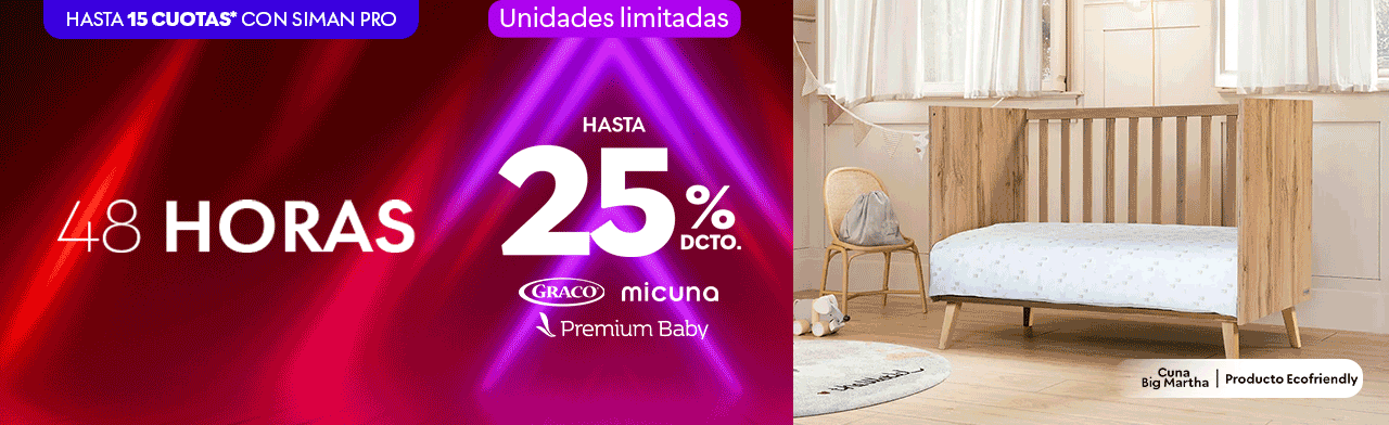 Ahorrá en muebles de bebé