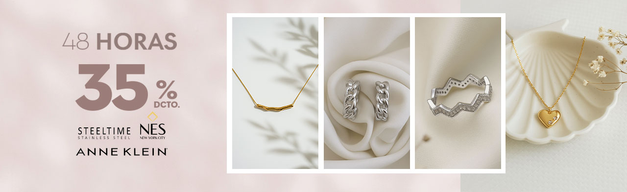 Hasta 35% de dcto en Joyería