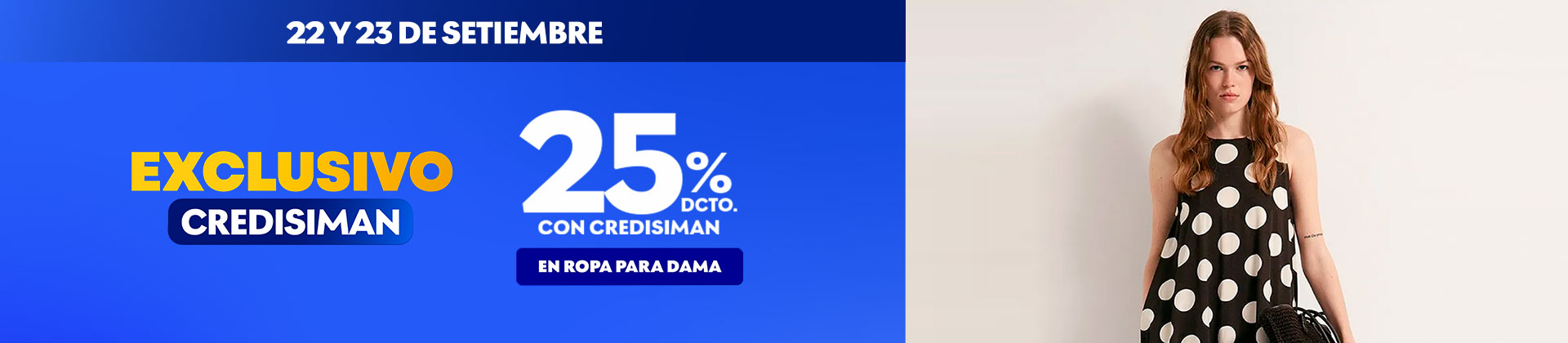 Renová tu clóset con 25% de descuento