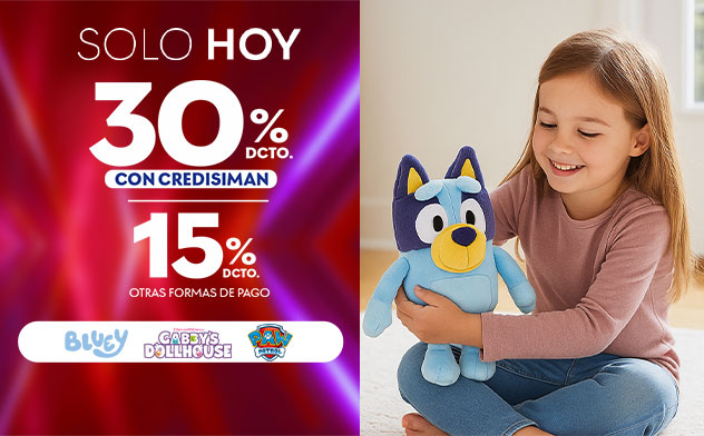 Hasta 30% dcto en juguetes