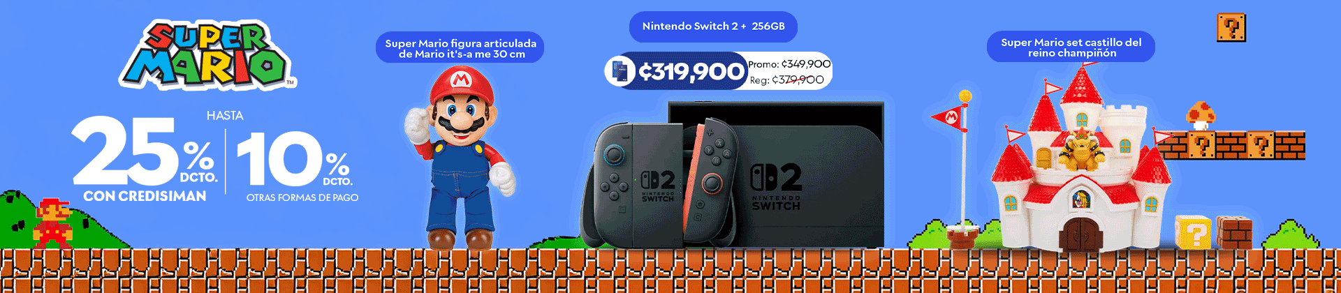 Figuras, accesorios y gaming de Super Mario y Nintendo