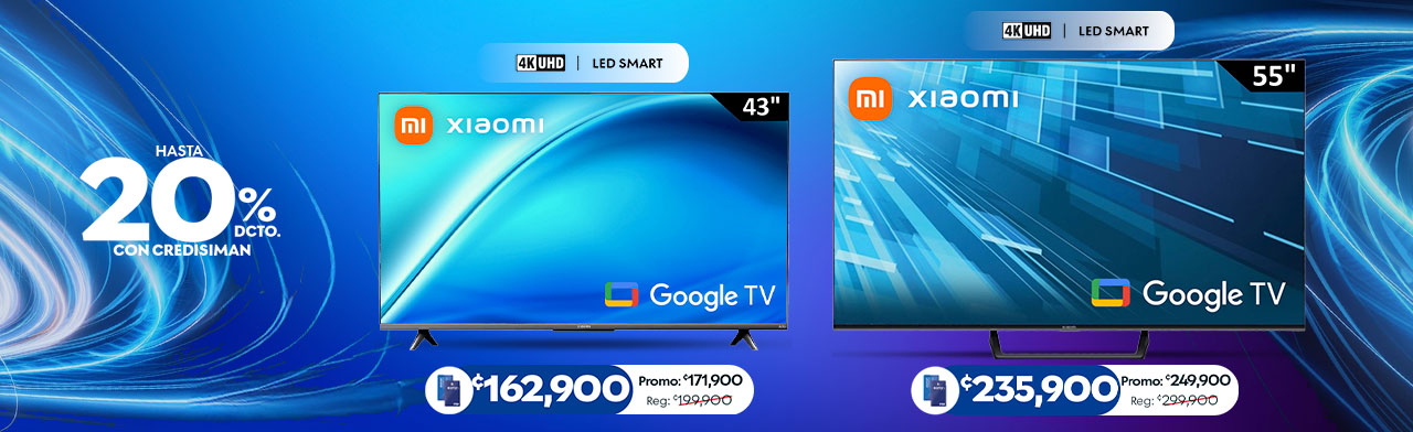 Pantallas y bocinas Xiaomi, Sony y más