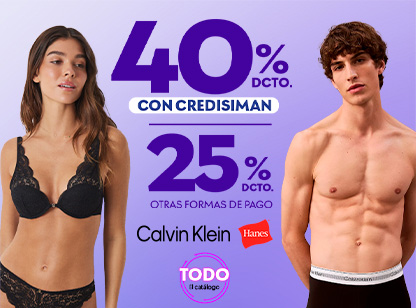Hasta un 50% en ropa interior
