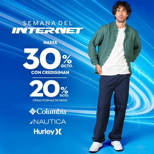 Hasta 30% en ropa para hombre