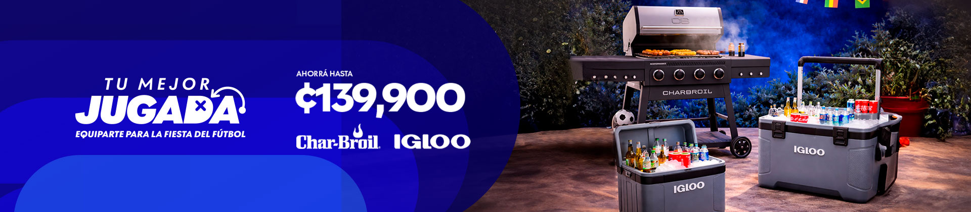 Ahorrá hasta c139,000 en hieleras y barbacoas