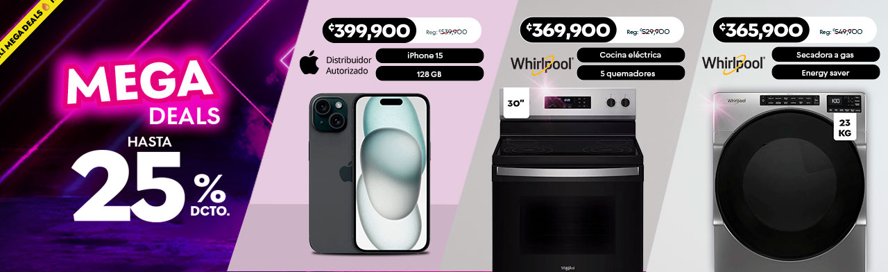 Ahorrá en Tecnología y línea blanca