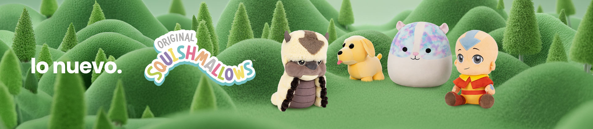 Peluches, figuras y más