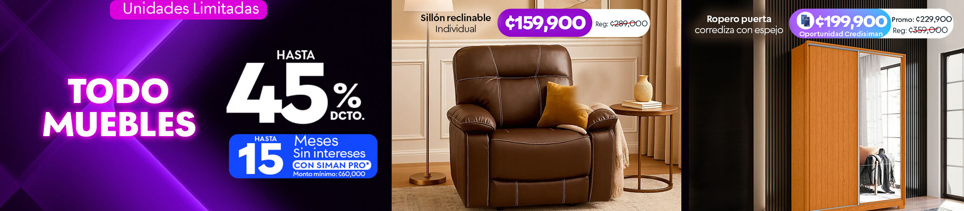 Muebles para el hogar