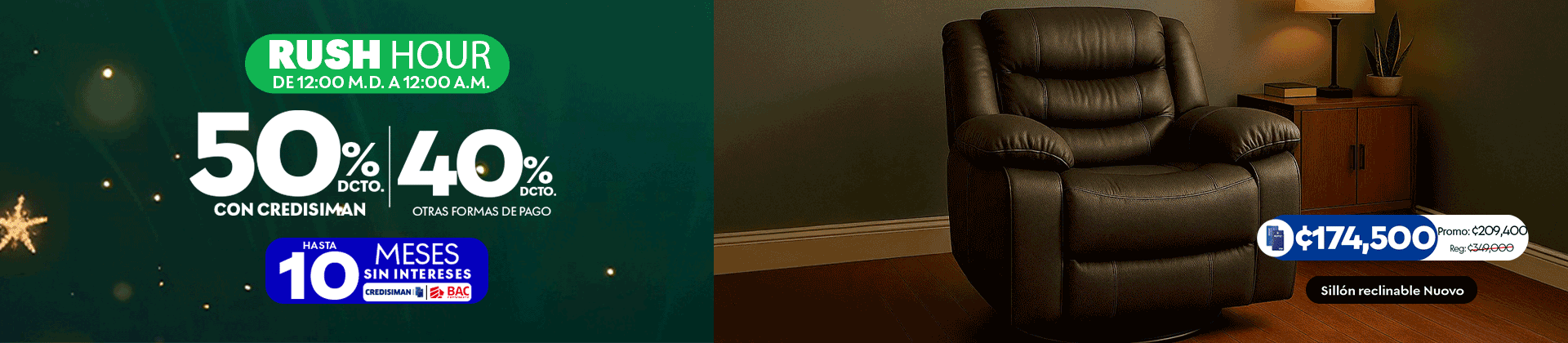 Roperos, reclinables y más