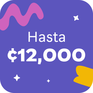 Hasta ₡12,000