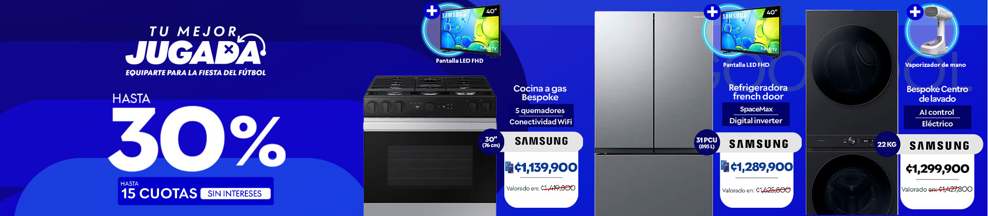 Línea blanca Samsung