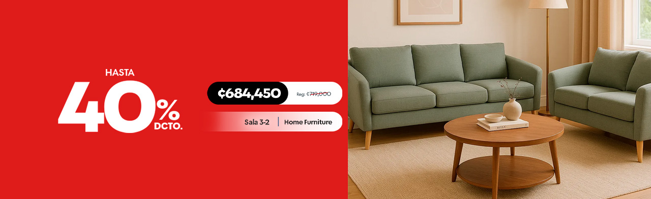 Ahorrá en muebles