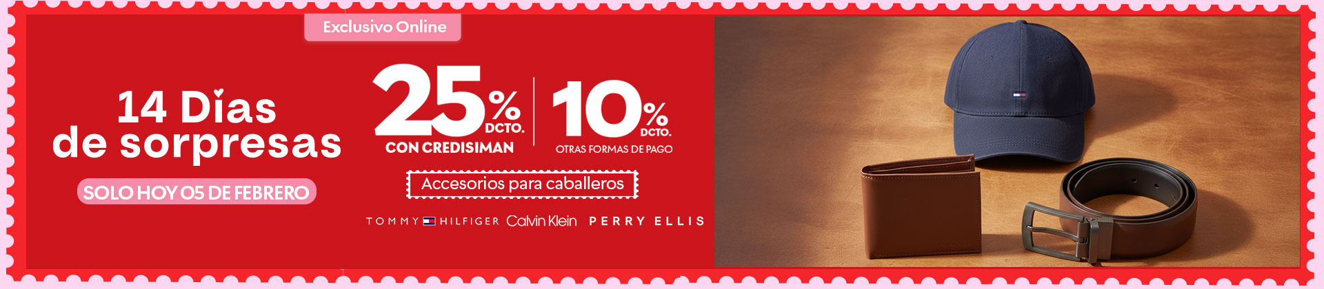 Accesorios para hombre