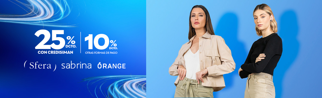 Hasta 25% de dcto en ropa para mujer
