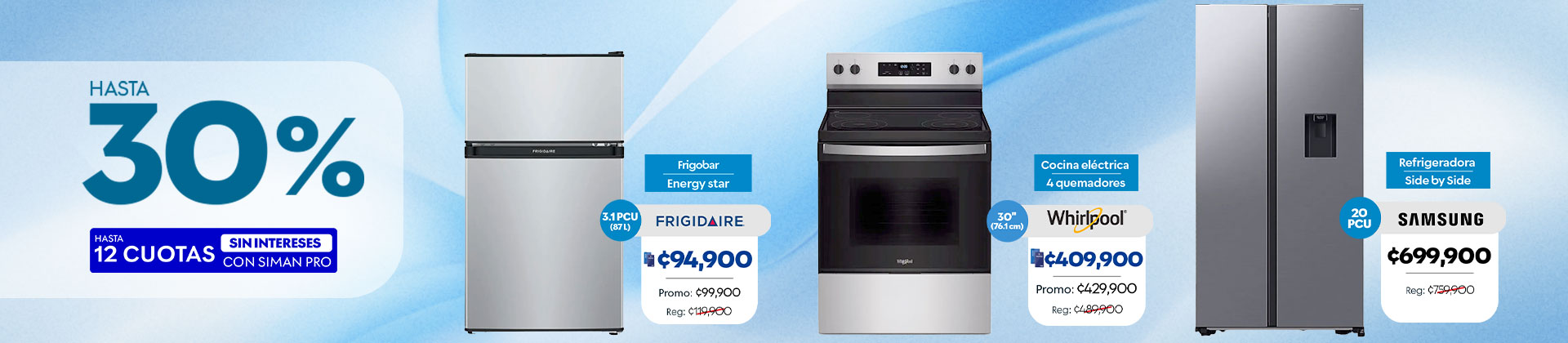 Línea blanca para tu hogar
